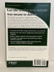 Nikon D700 Digital Field Guide – paperback Thomas, J. Dennis