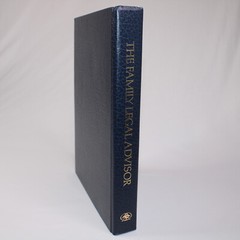 The Family Legal Advisor Hardcover Book Informative Law And Government VG Copy