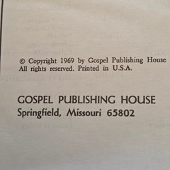 Hymns of Glorious Praise 1969 Gospel Publishing House Springfield MO Hymnal