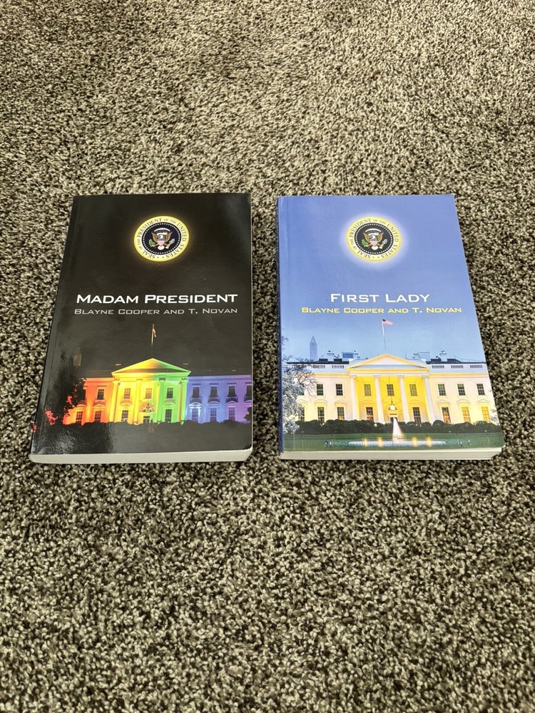 MADAM PRESIDENT & First Lady Lot Of Paperbacks By Blayne Cooper & T Novan