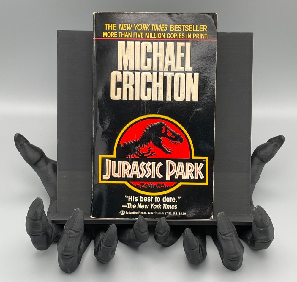 Jurassic Park by Michael Crichton (1993, Paperback, Ballantine Books)