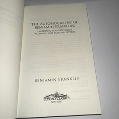 Autobiography of Benjamin Franklin Including Poor Richard’s Almanac HCDJ 2011