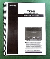 Roland CD-2 Owner’s Instruction Manual: 96 Pages & Protective Covers!