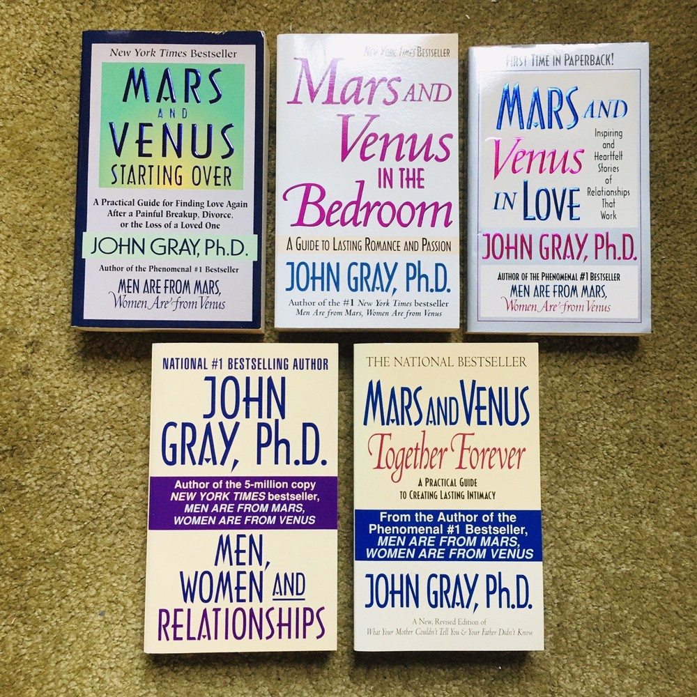 John Gray Lot 5 Mars and Venus in the Bedroom – Together Forever – Starting Over