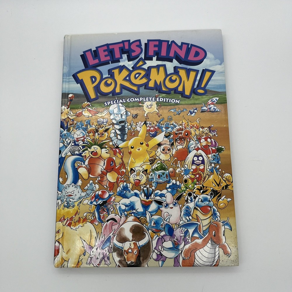 Let’s Find Pokemon! Special Complete Edition Search and Find Book Hardcover 2006