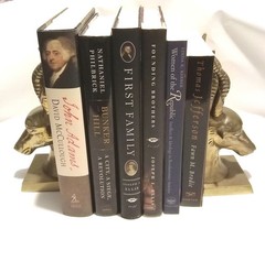 Book Mixed Lot of 6 Founding Fathers America Thomas Jefferson John Adams Bunker