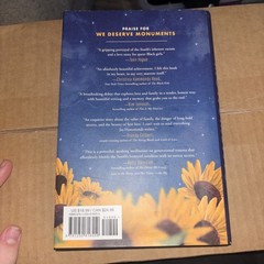 We Deserve Monuments – Hardcover By Hammonds, Jas – VERY GOOD