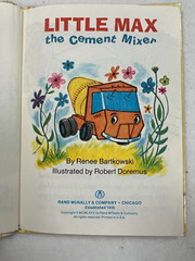 5 Rand McNally Book Lot – dated 1944-1975- Donkey, Bear, Engie, Mixer & King