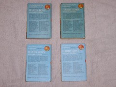 Vintage Hardcover Hardy Boys Books Blue Matte PC HC 1960’s – 1970’s Editions