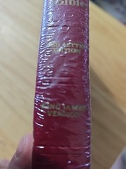 Holy Bible King James Version Sealed New Red Letter Edition Red Book