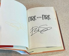 Destiny SORIA — Fire With Fire (Paranormal Romance) — 2021 SIGNED 1st Ed HC