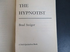 The Hypnotist Brad Steiger 1979 First Printing Reincarnation Horror Dell PB