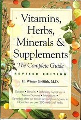 Vitamins, Herbs, Minerals, & Supplements: The Complete Guide – Hardcover – GOOD