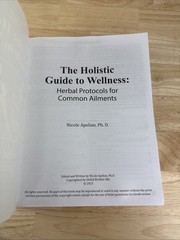 The Holistic Guide to Wellness by Nicole Apelian English Paperback Book