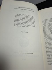 The Gospel Of Sri Ramakrishna Hardcover 1973 W/Dust Jacket