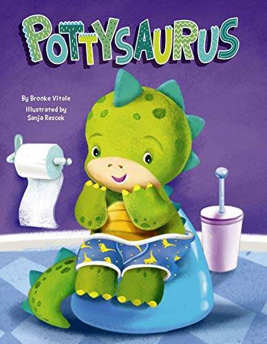 Pottysaurus – Children’s Padded Board Book – Potty Training – Board book – GOOD
