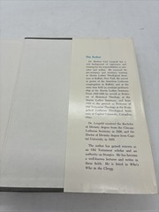 Exposition of Genesis Volume One H. C. Leopold Baker Book House Hardback 1982