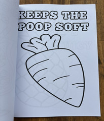 Shit For Old People To Color Funny Adult Coloring Book ~ Over the Hill Joke Gift