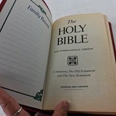 ✝️ Holy Bible NIV With Helps Words of Christ in Red Letter Zondervan 1984 ✝️