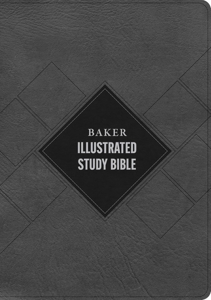 CSB Baker Illustrated Study Bible, Charcoal Leathertouch Imitation Leather