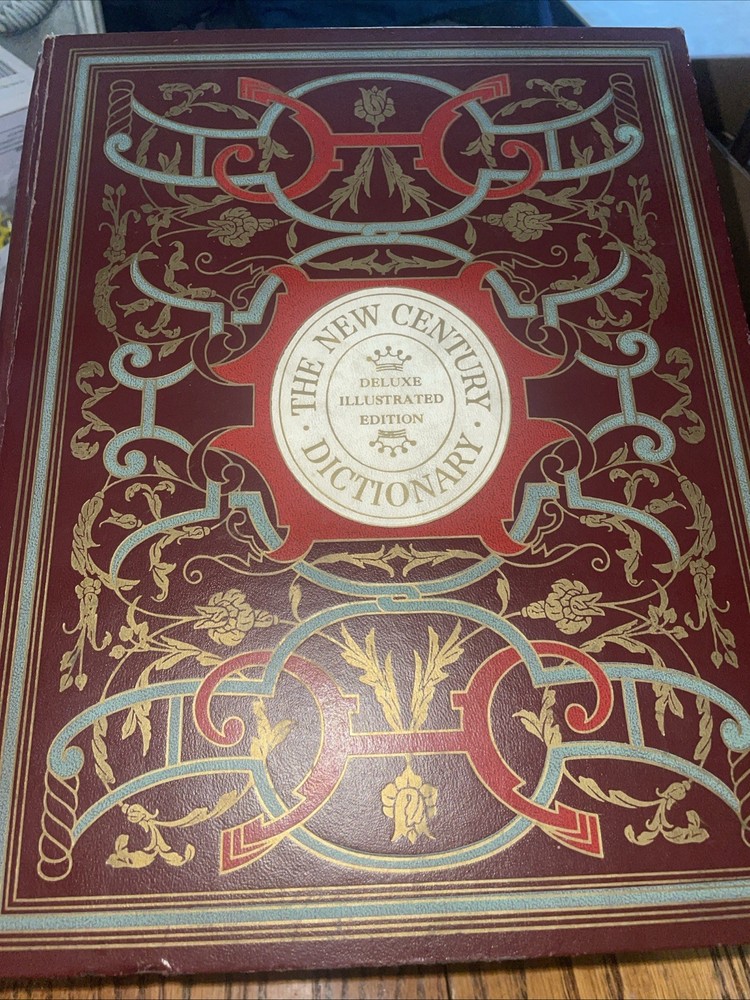 The New Century Dictionary Deluxe Illustrated Edition 1957 VGC