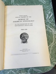 BUREAU OF AMERICAN ETHNOLOGY 46th Annual Report 1928-29 HB Smithsonian alaska