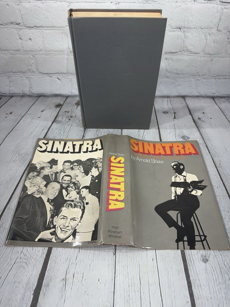 Frank SINATRA Twentieth Century Romantic By Arnold Shaw 1968 1st Edition HCDJ
