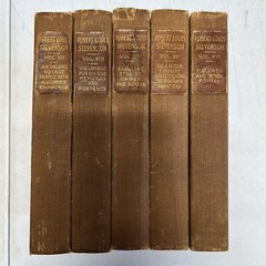 Robert Louis Stevenson works Volumes 1 & 3-26 (1900) Charles Scribner’s Sons HC