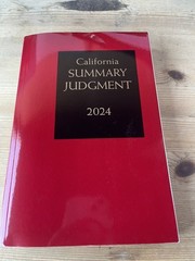 CEB California Summary Judgment 2024