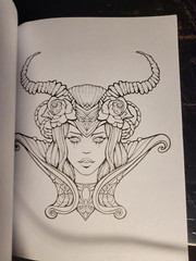 COLORING MYTH & MAGIC Vol 3 Adult Coloring Book With 47 Prints Ready To Frame
