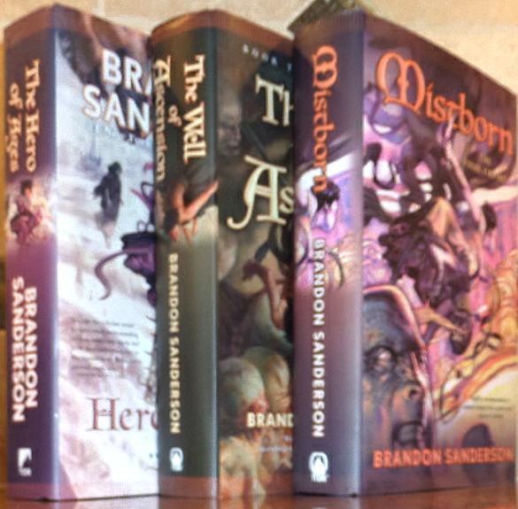 MISTBORN TRILOGY 3 HC 1st FINAL EMPIRE Well of Ascension HERO OF AGES Sanderson