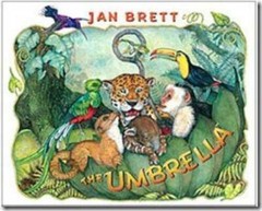 The Umbrella (Book and Audio CD Edition) – Paperback By Jan Brett – GOOD