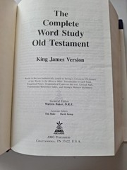 The Complete Word Study Old Testament (Word Study Series)