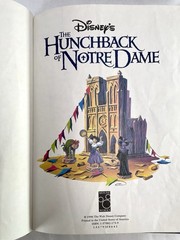VTG 1996 Disney Classics The Hunchback of Notre Dame Hardcover Book 1st Edition