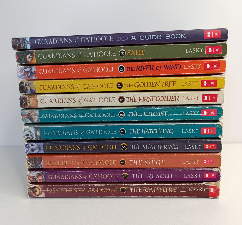 Guardians of Ga’Hoole Kathryn Lasky Bulk Lot 1 3 4 5 7 8 9 12 13 14 + Guide Book