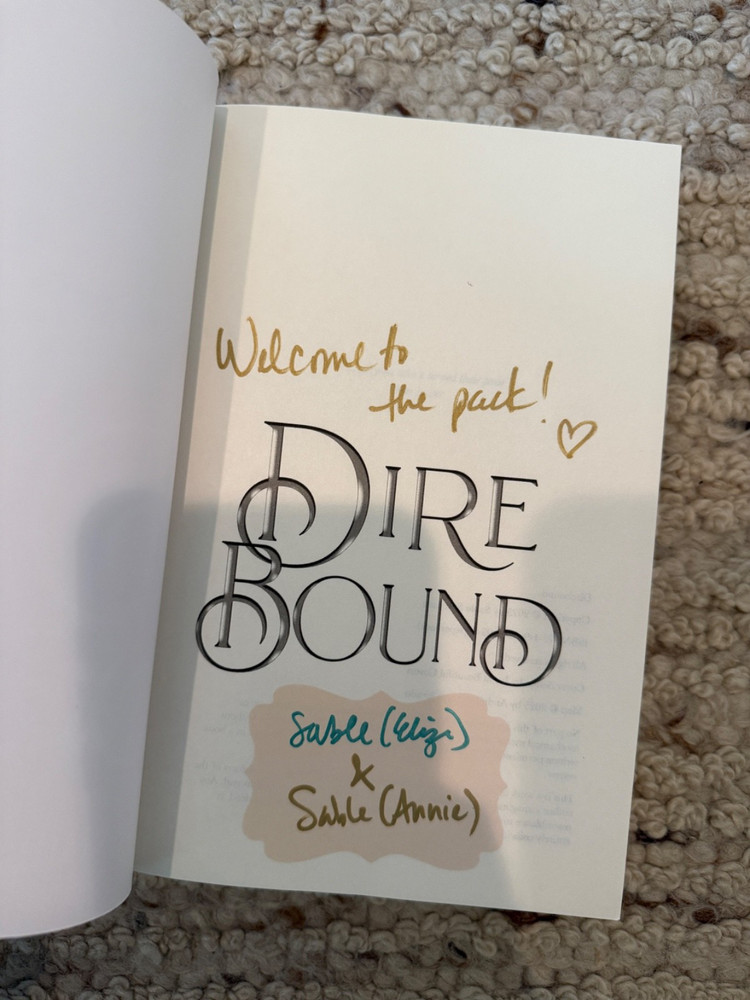 Direbound by Sable Sorensen *SIGNED* Paperback 2025 Wolves of Ruin Fantasy Novel