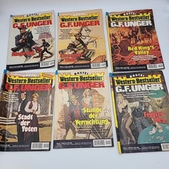 19 BASTEI Western-Bestseller G.F. Unger Pulp Fiction German Booklets Books