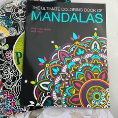 Mandalas Coloring Books For Meditation Adult Relaxation Stress Relief Set Of 6