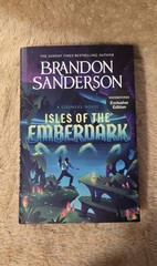 Brandon Sanderson Isles of the Emberdark Waterstones Exclusive Sprayed Edges HC