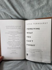 Lysa TerKeurst Forgiving What You Can’t Forget & Forgiveness Journal 2020 HC NEW