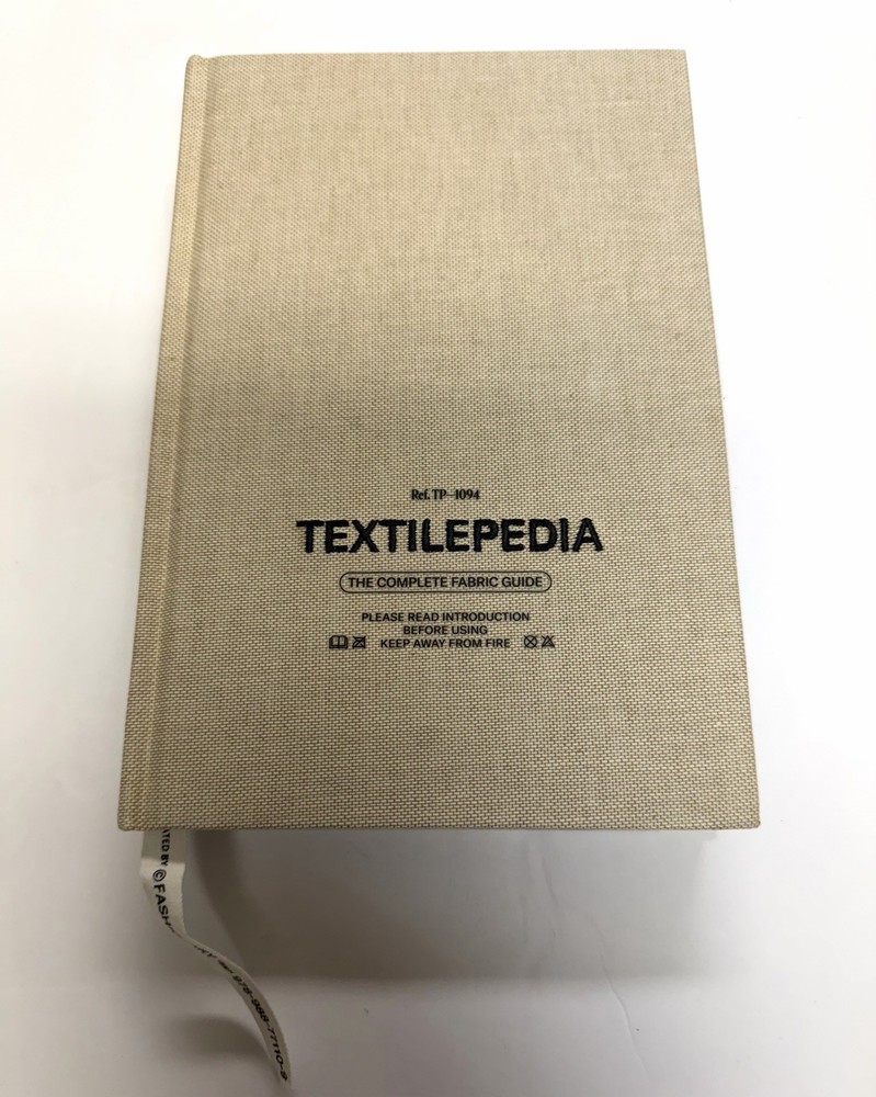 NEW Textilepedia Complete Fabric Guide Hardcover Fashionary Textile Book