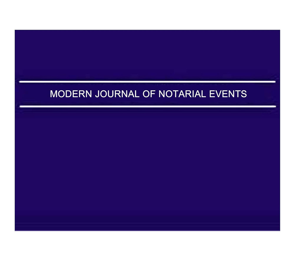 Hubco Modern Journal of Notarial Events – Soft Cover