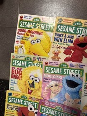 CTW sesame street magazine lot Of 18 – 1998 1999 & 2000 Vintage Elmo Big Bird