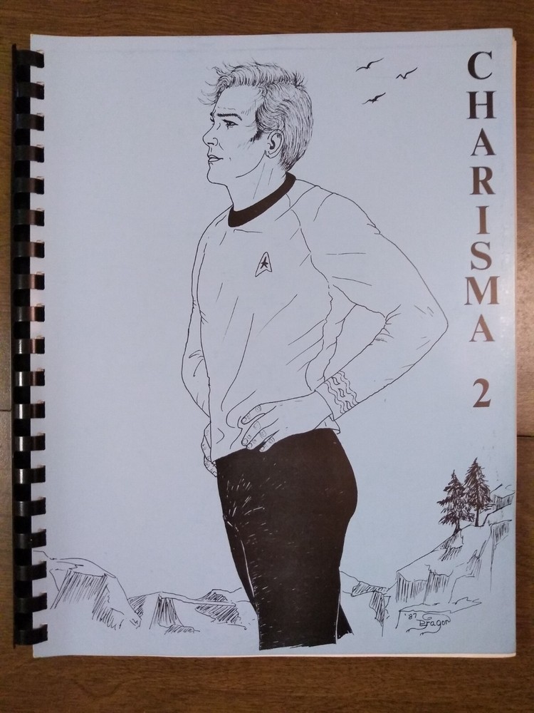 CHARISMA 2 Star Trek Zine Fanzine 1988 stories & art vintage fic fandom