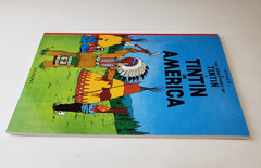 Tintin in America by Herge Softcover Egmont Graphic Novel Adventure Book