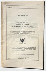 Congressional Subcommittee Hearings and Reports – Vietnam/Indochina