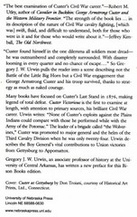 CIVIL WAR BATTLES of GENERAL GEORGE ARMSTRONG CUSTER us army history