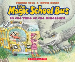 The Magic School Bus in the Time of the Dinosaurs – Paperback – GOOD