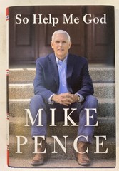 SIGNED Mike and Karen Pence books lot of 3 So Help Me God + 2x Marlon Bundo