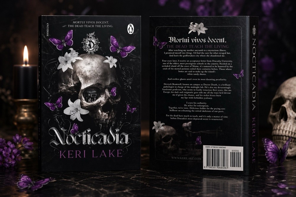 Nocticadia by Keri Lake, Gothic Dark Romance Book Paperback